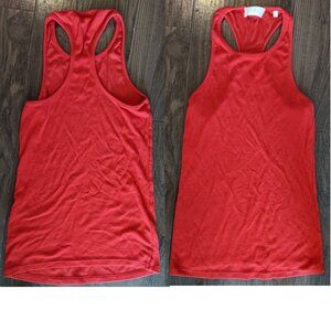 Seven for All Mankind - 7 for All Racerback Tank Top Ribbed | Size XS | Red